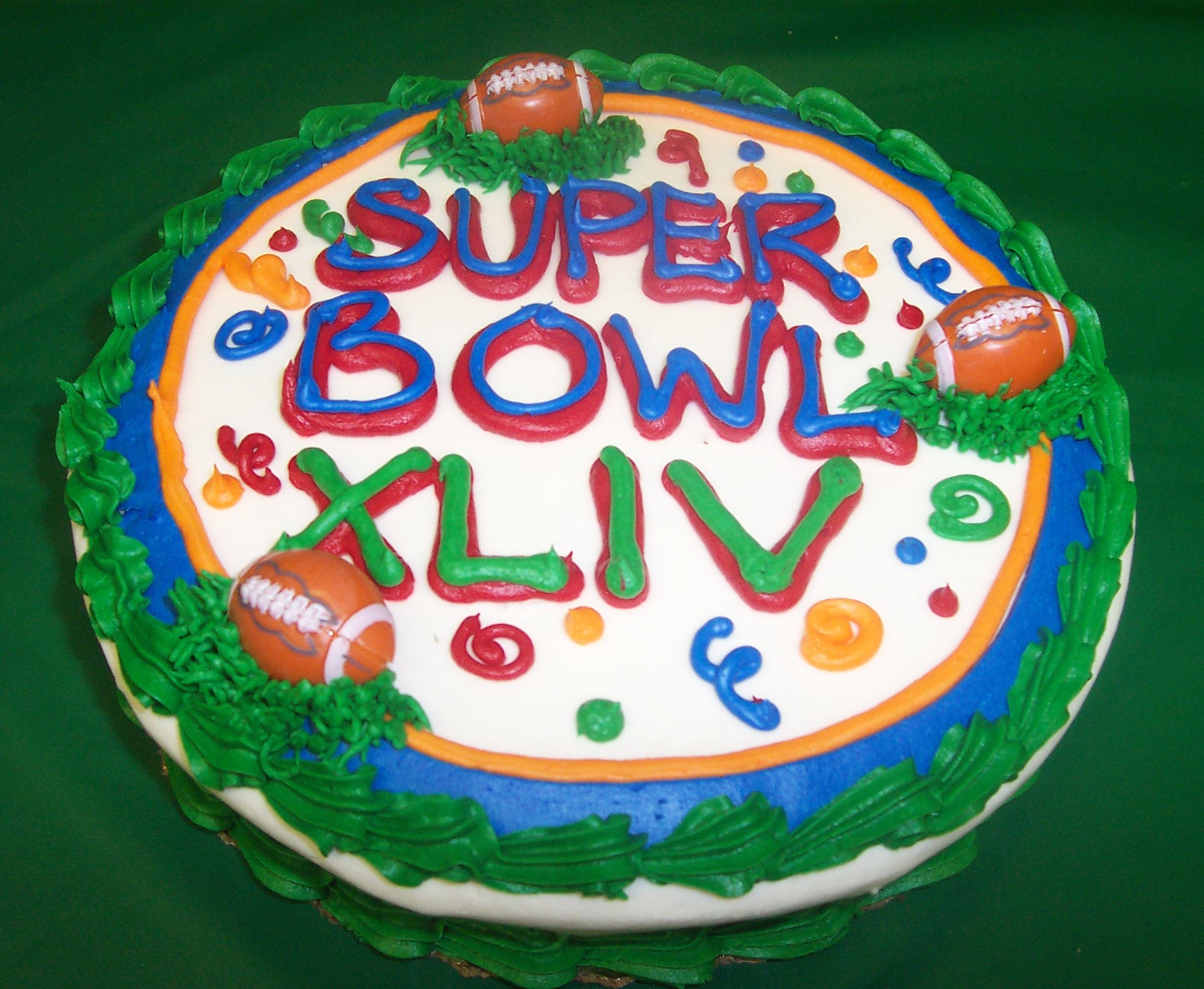 Super Bowl Cake Ashley's Pastry Shop in Dayton, OH