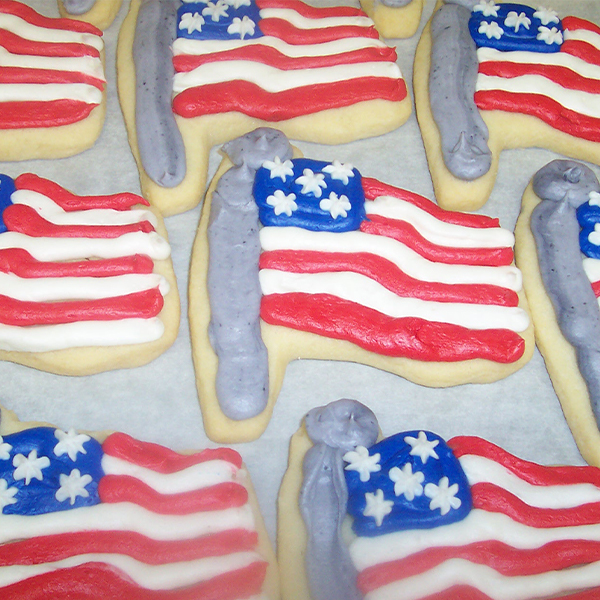 American Flag Cookies