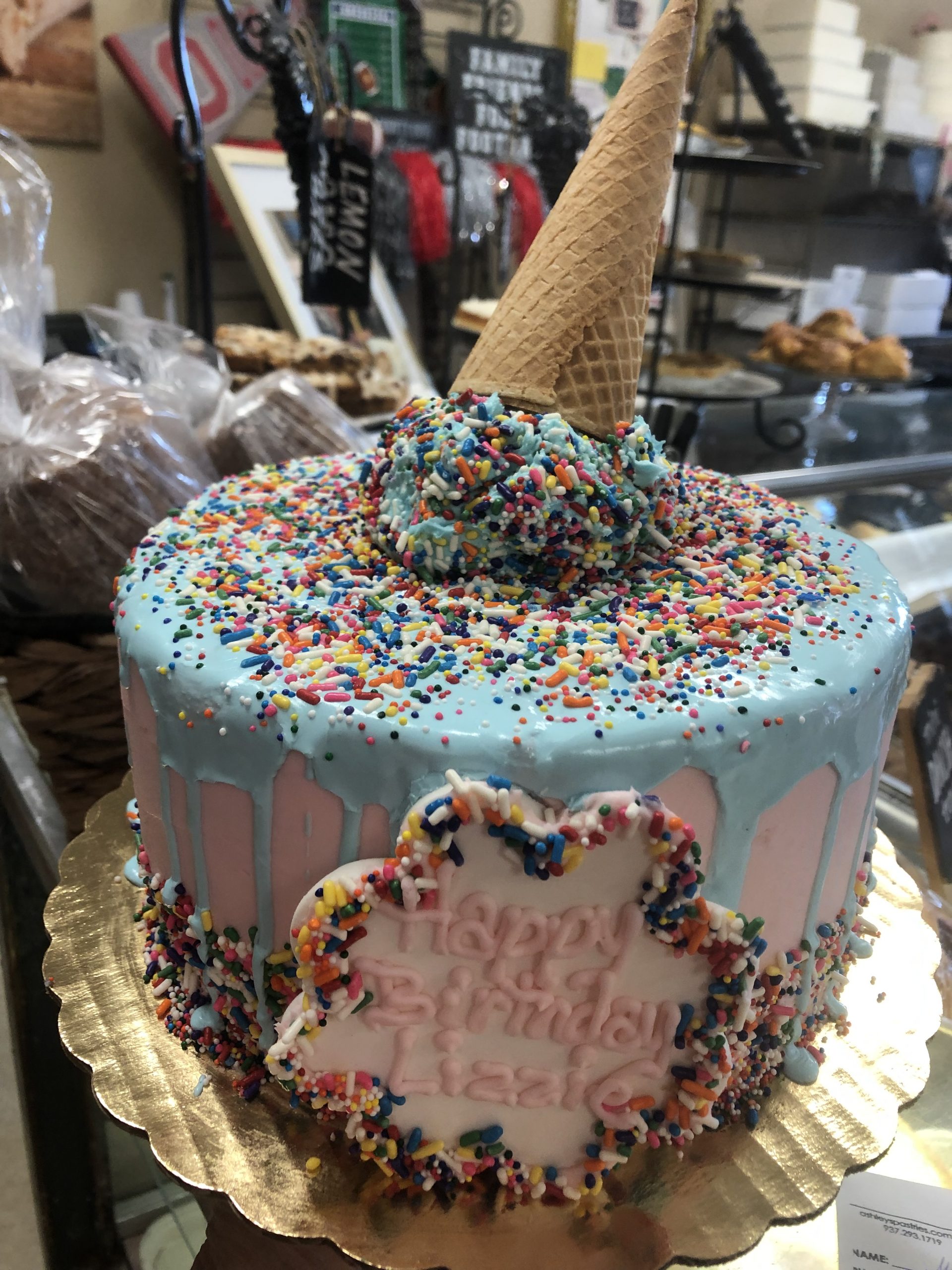 Ice Cream Themed Cake