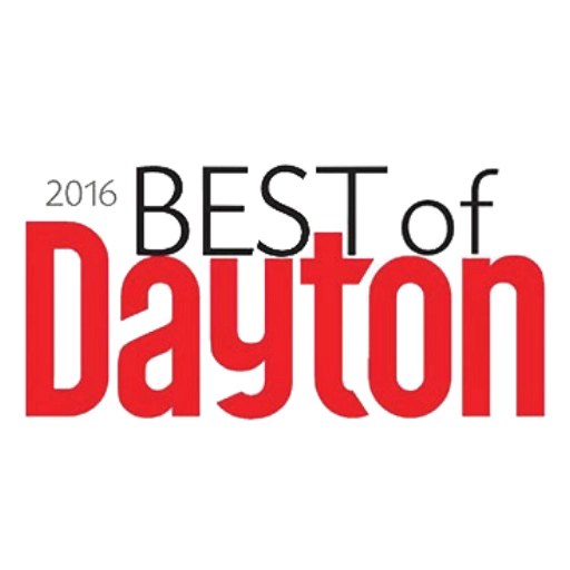 2019 "Best of Dayton" logo featuring bold red and black text, reminiscent of a well-crafted Bakery Menu.